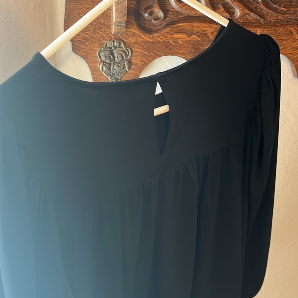 Ann Taylor Factory Puff 3/4 Sleeve Swing Top - Picture 5 of 6